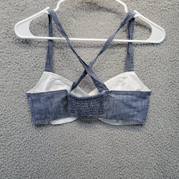Urban Outfitters Halter Crop Top  Women's Blue Size XS - Picture 8 of 9